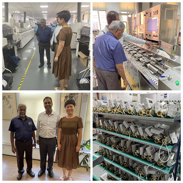 Indian Customer Visiting Ningbo Xinghang Meter Technology Co., Ltd. For Inspection And Negotiation Of Cooperation