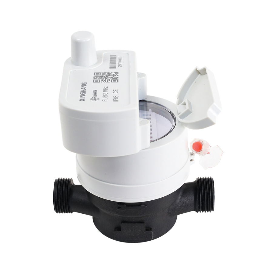 LoRaWAN, NB-IoT, 4G, Mbus, RS485 Smart Single Jet Composite Plastic Modular Water Meter
