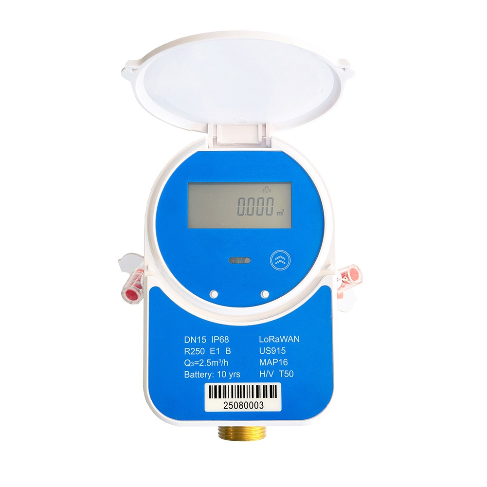 DN15-DN20 Lora/ Lorawan Valve Control Ultrasonic Water Meter 