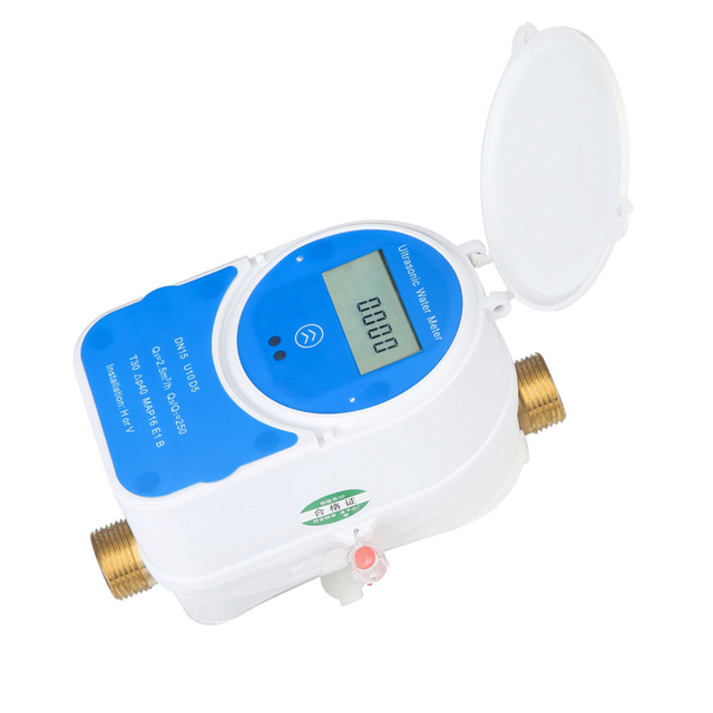 DN15-DN20 Lora/ Lorawan Valve Control Ultrasonic Water Meter 