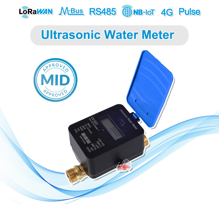 MID Certified M-bus,RS485, LoRaWAN, NB-IoT, 4G Ultrasonic Water Meter