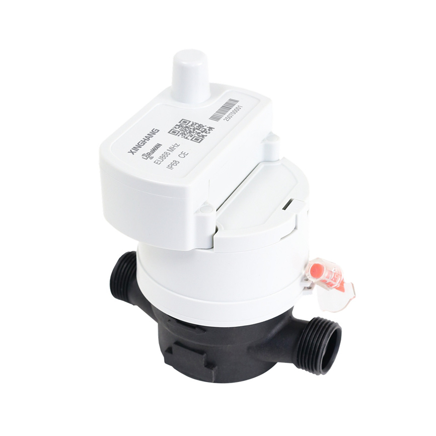 LoRaWAN, NB-IoT, 4G, Mbus, RS485 Smart Single Jet Composite Plastic Modular Water Meter