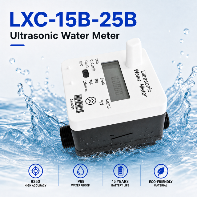 M-Bus/ RS485/ Pulse Output/ Lorawan/ Modbus/ NB-IoT Plastic Ultrasonic Water Meter 
