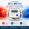 BTU Meter with M-Bus/ RS-485/ Pulse/ Lora/ Lorawan