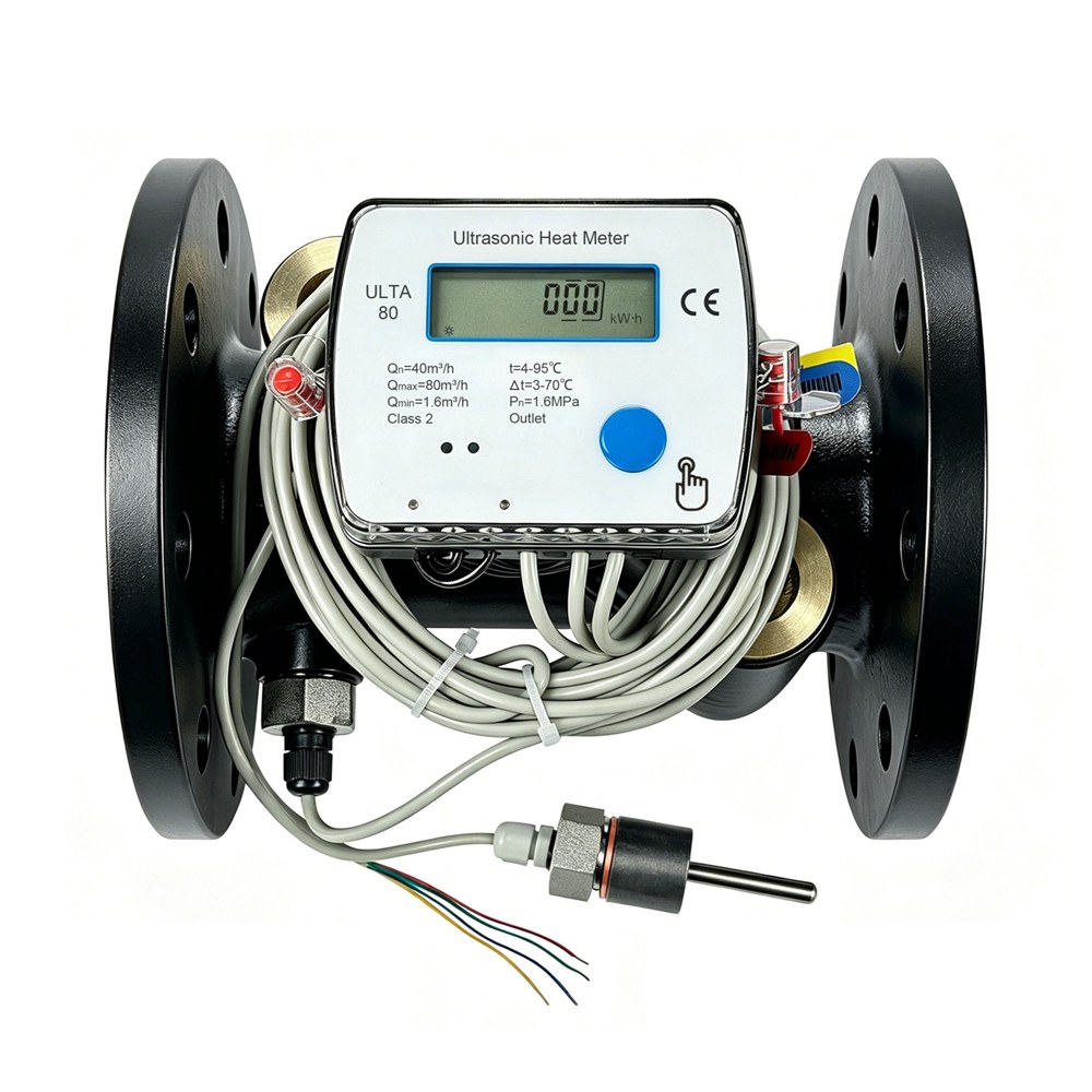 DN50-DN500 Bulk Ultrasonic Heat Meter with M-Bus/ RS-485/ Pulse Output/ Lora/ Lorawan/ NB-IoT