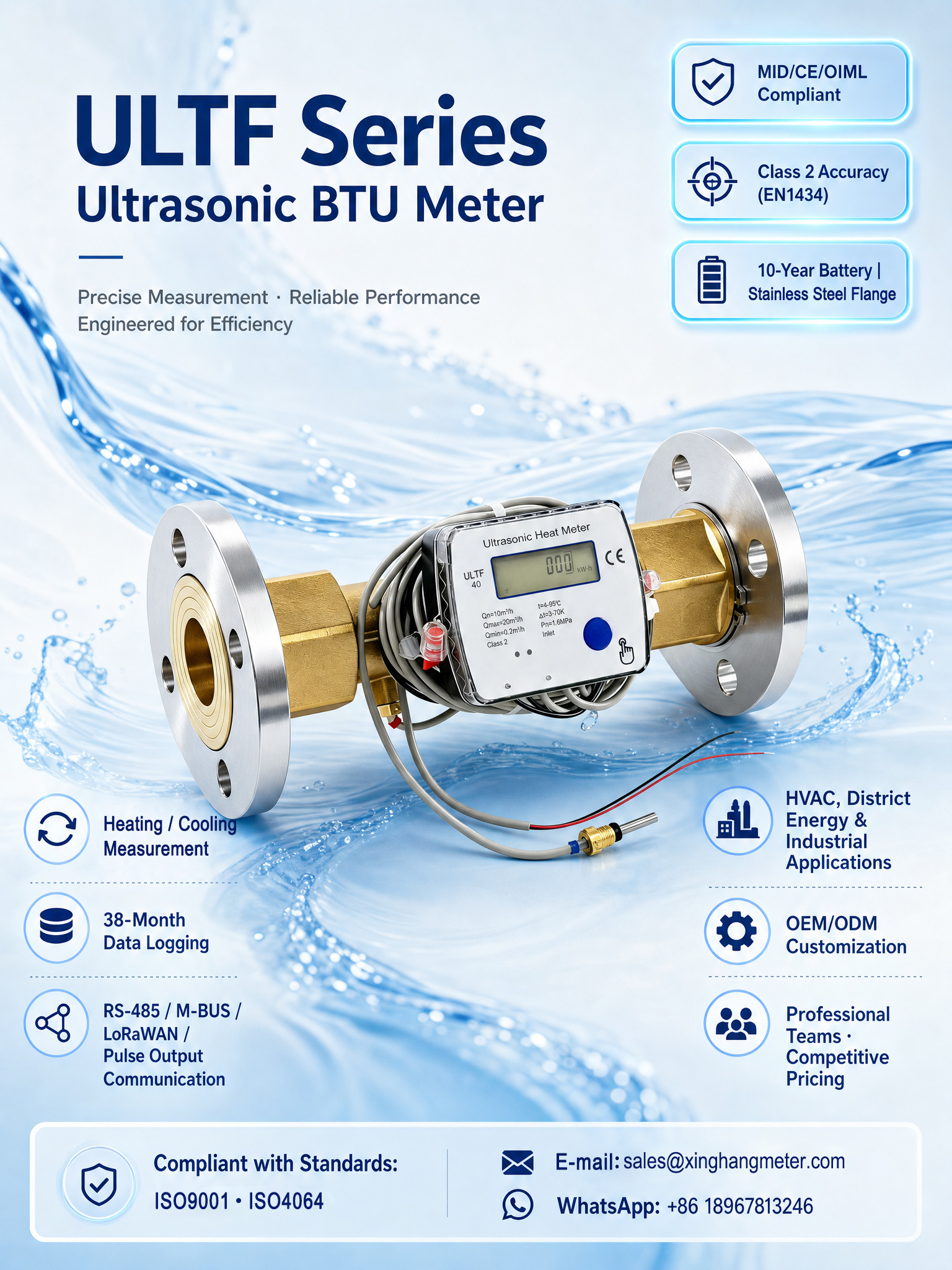 Flange BTU METER