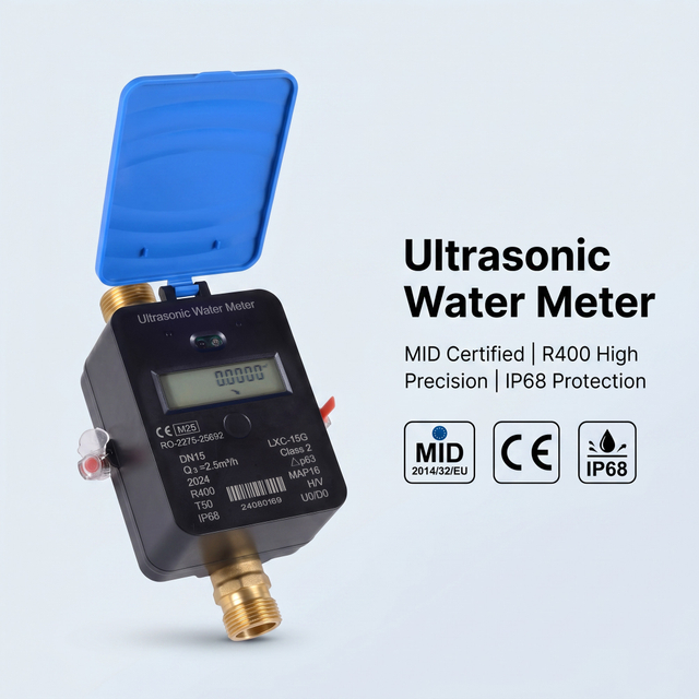 MID Approved R400/R250 M-Bus/ RS485/ 4G/ Lorawan/ NB-IoT Ultrasonic Water Meter